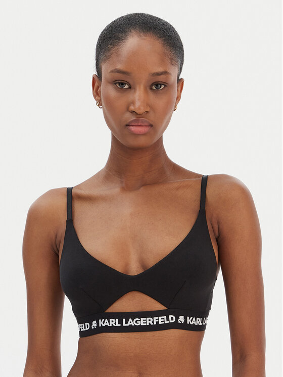 KARL LAGERFELD Biustonosz braletka A1W47006 Czarny