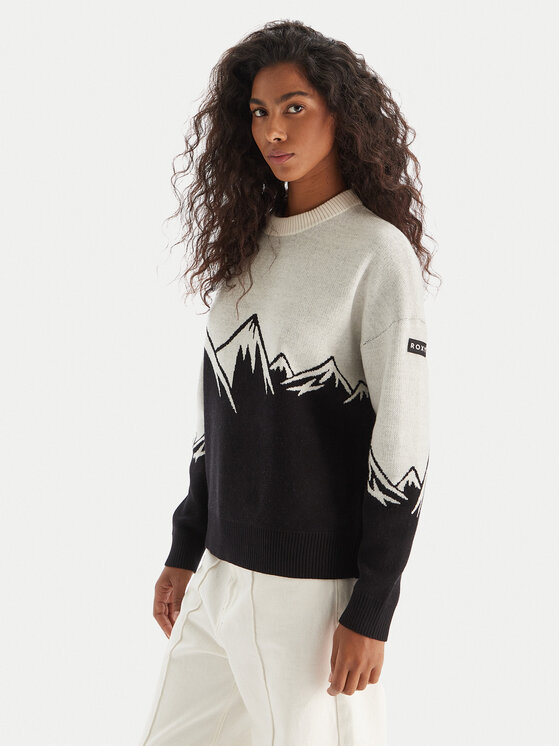 Roxy Sweter Cozy Sound ERJSW03657 Czarny Regular Fit