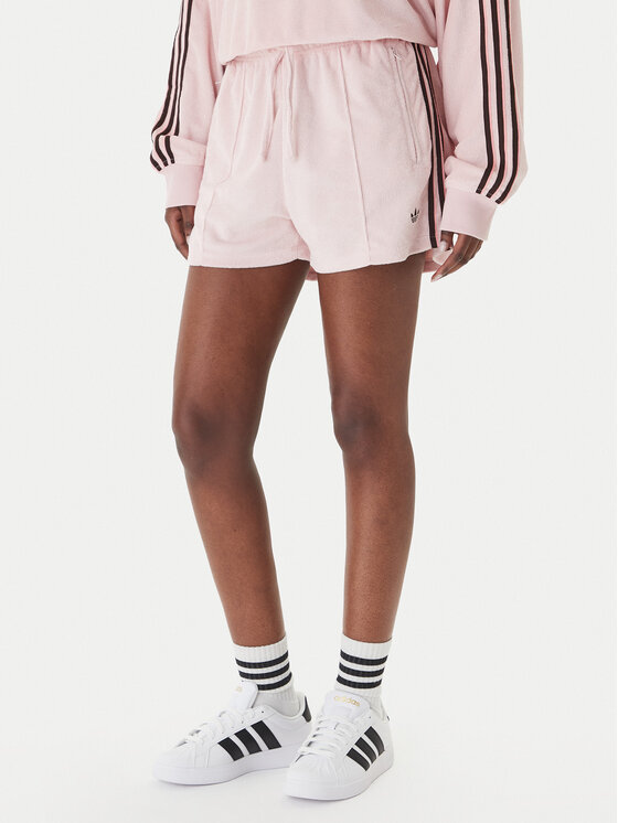 adidas Szorty sportowe Terry Towel Firebird KD1396 Różowy Loose Fit