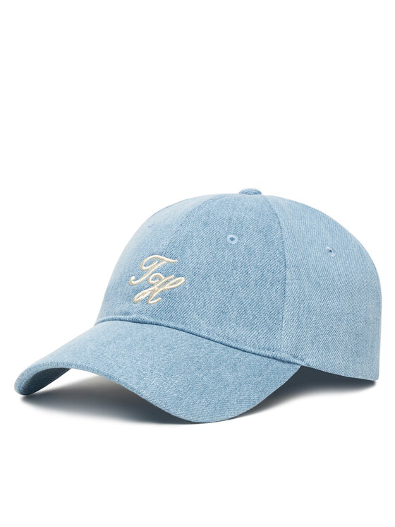 Tommy Hilfiger Czapka z daszkiem Th Embroidered AW0AW17486 Błękitny