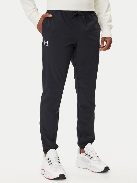 Under Armour Spodnie dresowe UA Vibe Woven 1386557 Czarny Regular Fit