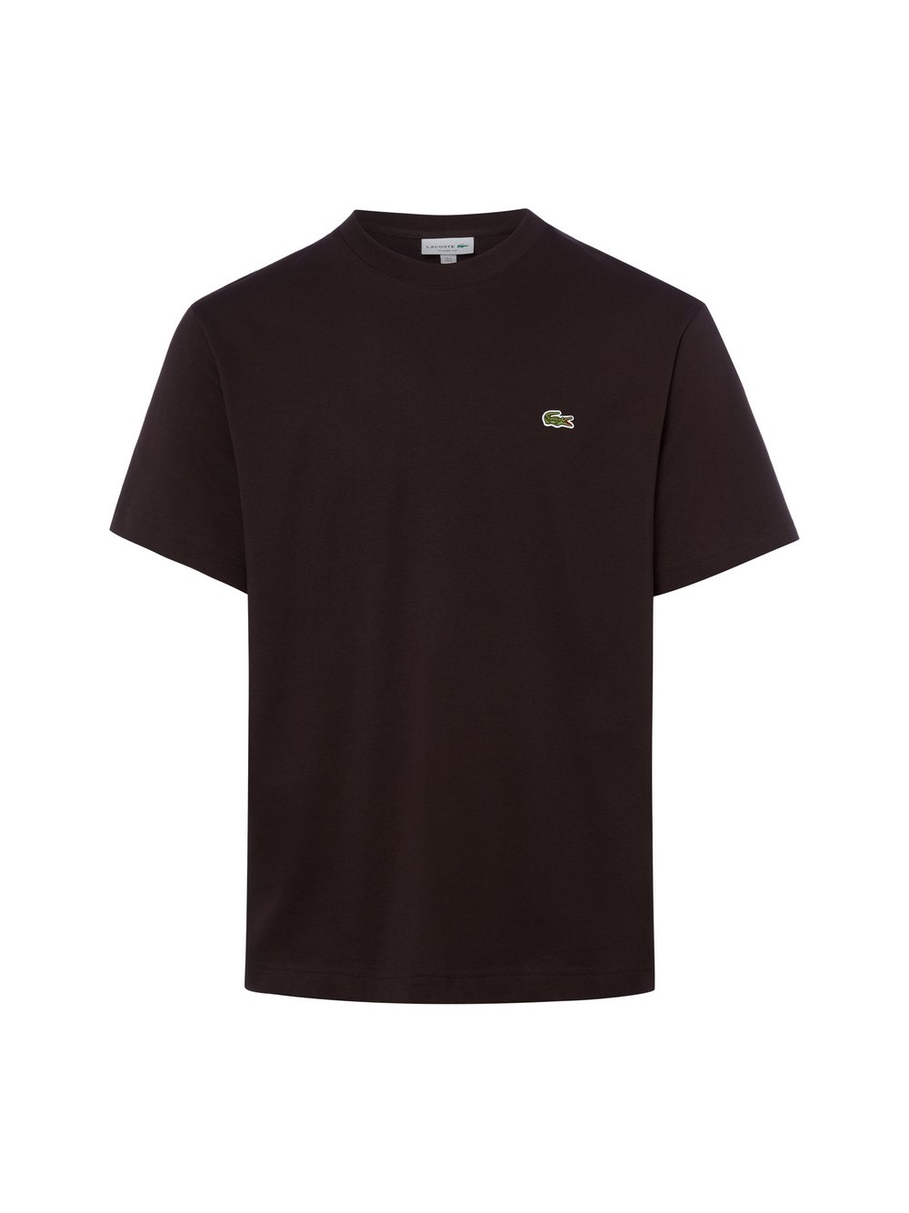 Lacoste Koszulka męska Mężczyźni Bawełna brązowy, 3