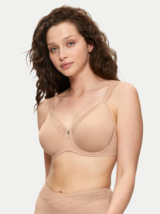 Triumph Biustonosz z fiszbiną True Shape Sensation 10186010 Beżowy