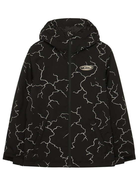 Quiksilver Kurtka snowboardowa High In The Hood EQBTJ03209 Czarny Regular Fit