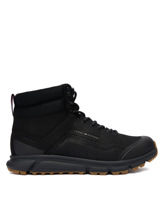 Tommy Hilfiger Trzewiki Outdoor Runner Hi Wpm FM0FM05575 Czarny