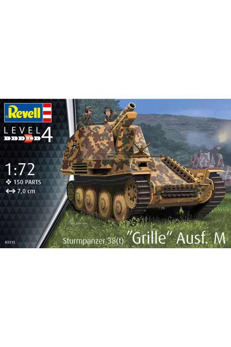 Pojazd 1:72 Sturmpanzer 38(t) Grille Ausf. M