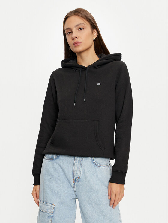 Tommy Jeans Bluza DW0DW19958 Czarny Regular Fit