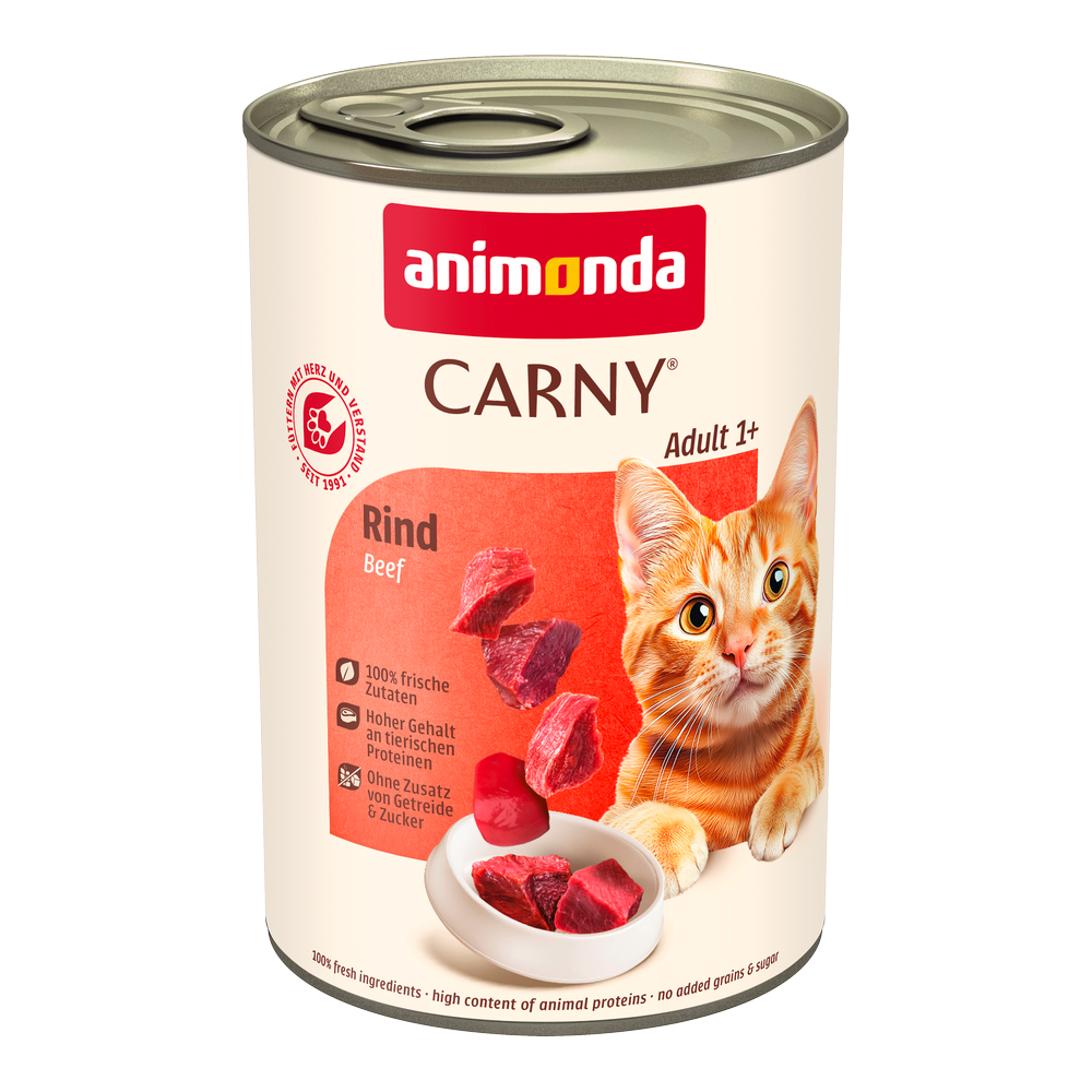 Megapakiet animonda Carny Adult, 24 x 400 g - Wołowina