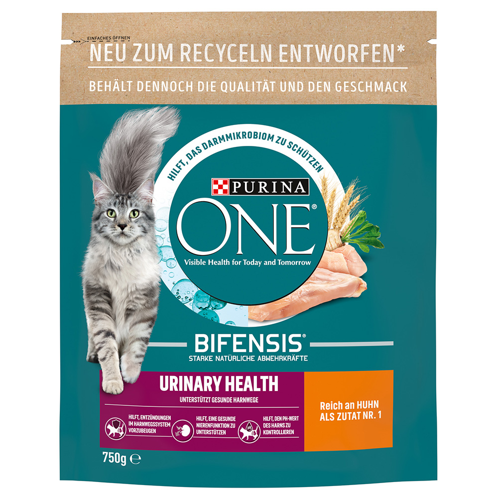 25% taniej! Purina ONE, karma sucha, 2 x 450 g / 650 g / 750 g - Urinary Health, 2 x 750 g