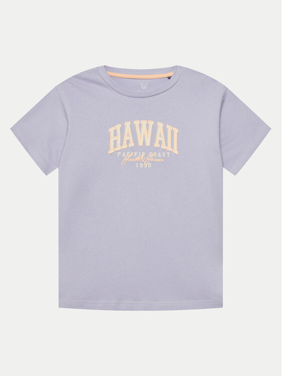 Jack & Jones T-Shirt Detroit 12269816 Fioletowy Relaxed Fit