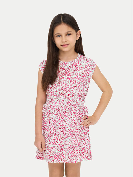 Kids ONLY Sukienka letnia Zalina 15350020 Różowy Regular Fit