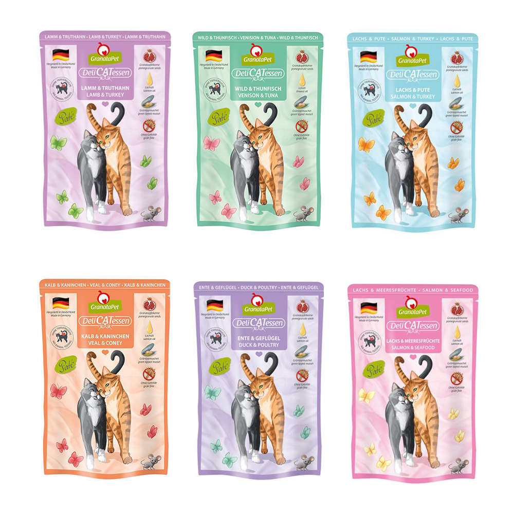 Korzystny pakiet GranataPet DeliCatessen, 24 x 85 g - Pakiet mieszany I