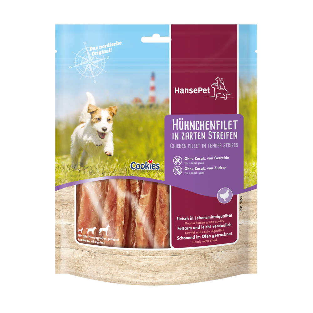 Cookie´s Delikatess paseczki z kurczakiem, półwilgotne - 4 x 200 g