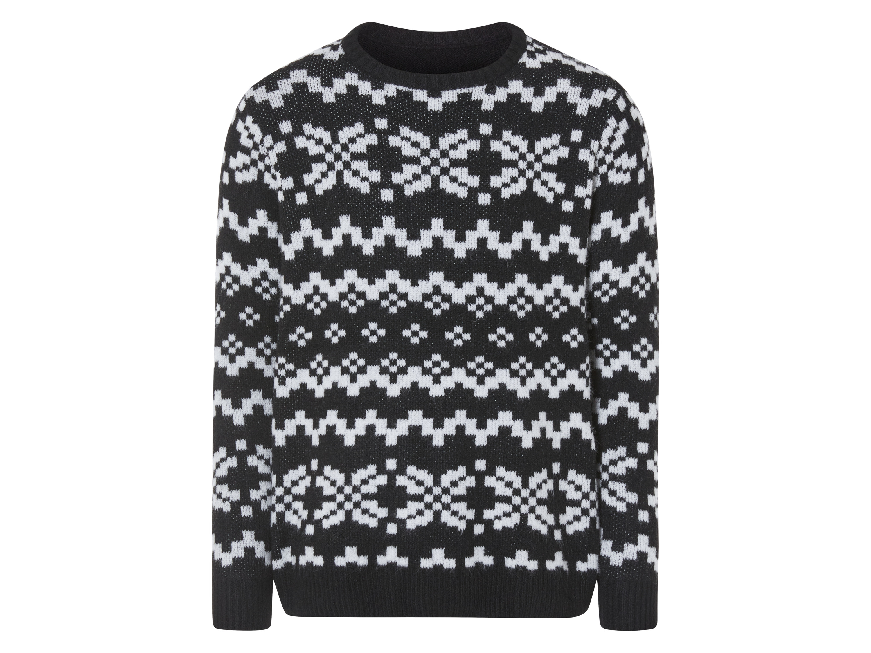 LIVERGY® Sweter świąteczny męski (XXL (60/62), Czarny)