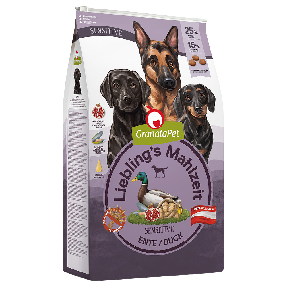 GranataPet Liebling's Mahlzeit Adult Sensitive, kaczka -  2 x 10 kg
