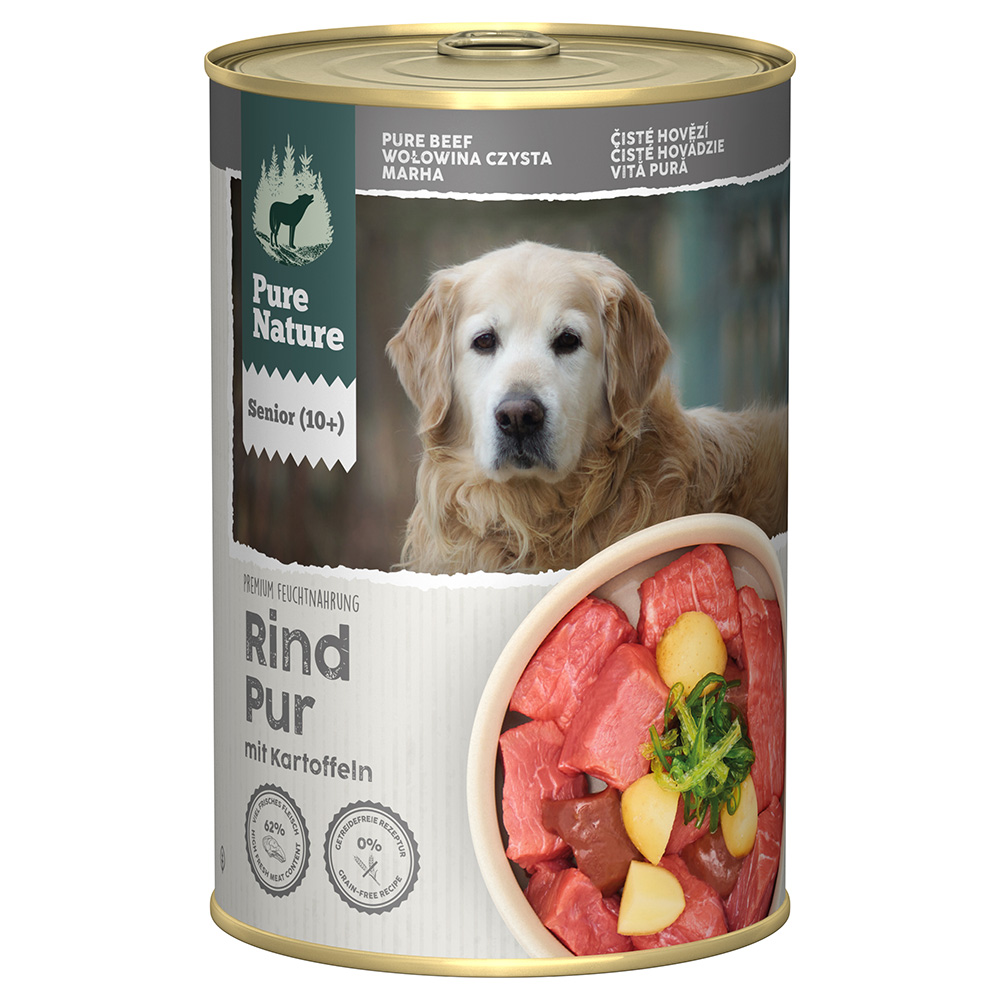 Pure Nature Senior, Wołowina z kurczakiem - 12 x 400 g