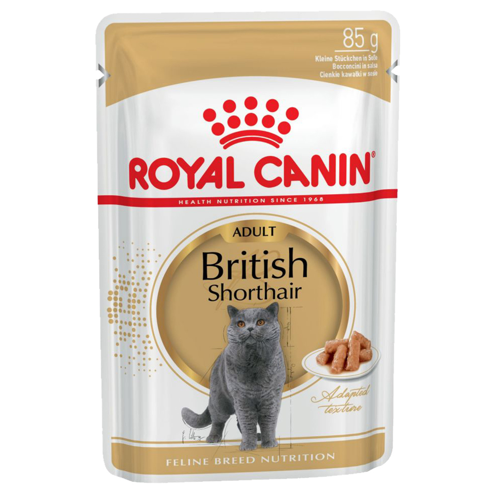 Royal Canin British Shorthair Adult w sosie - 24 x 85 g