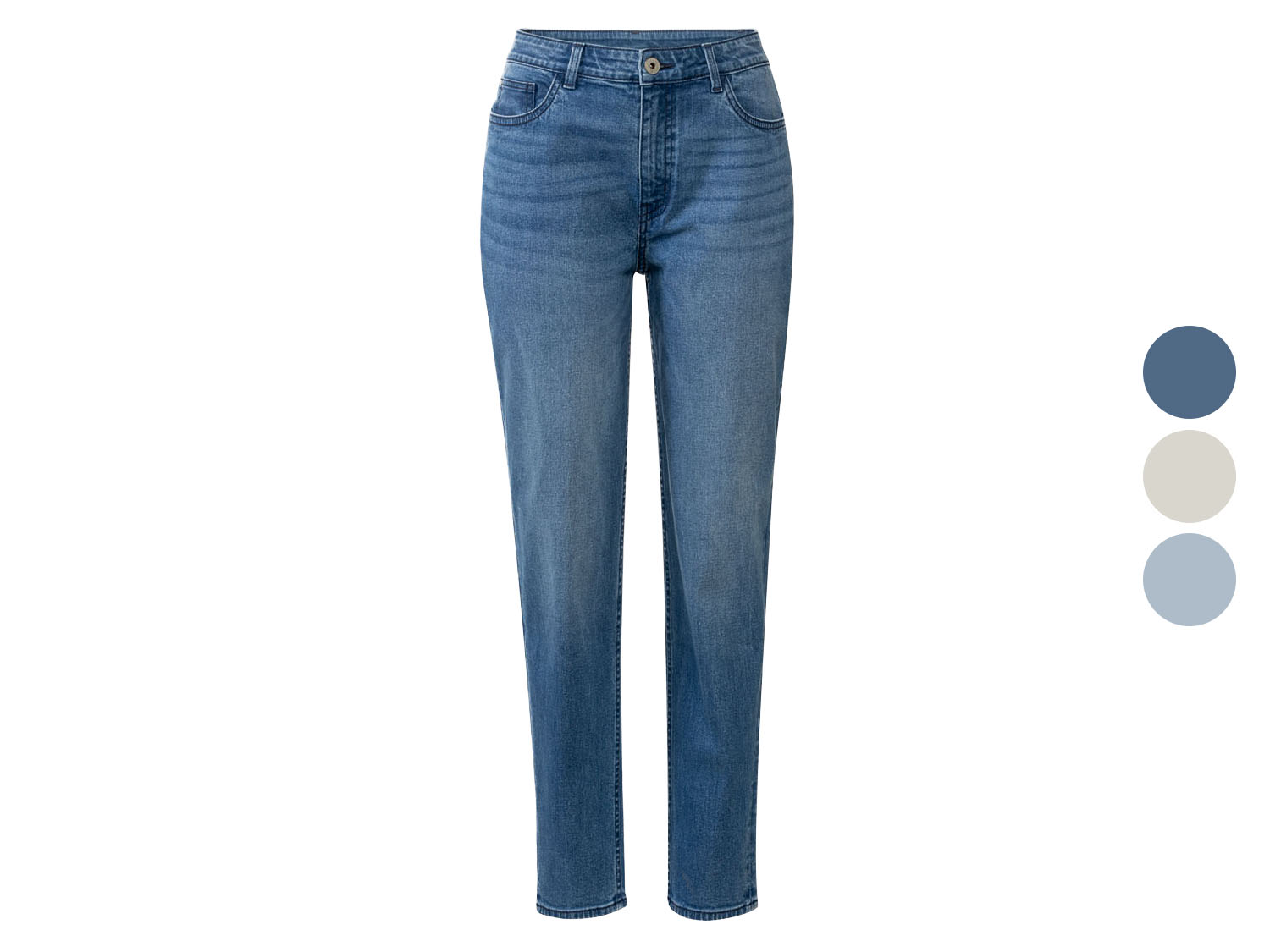 ESMARA® Jeansy damskie mom fit miniaturka