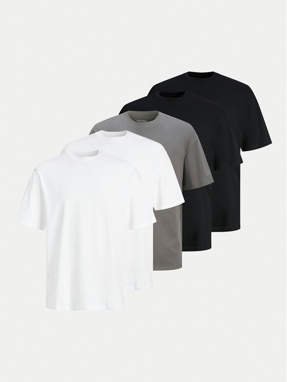 Jack & Jones Komplet t-shirtów Hugo 12284199 Kolorowy Loose Fit