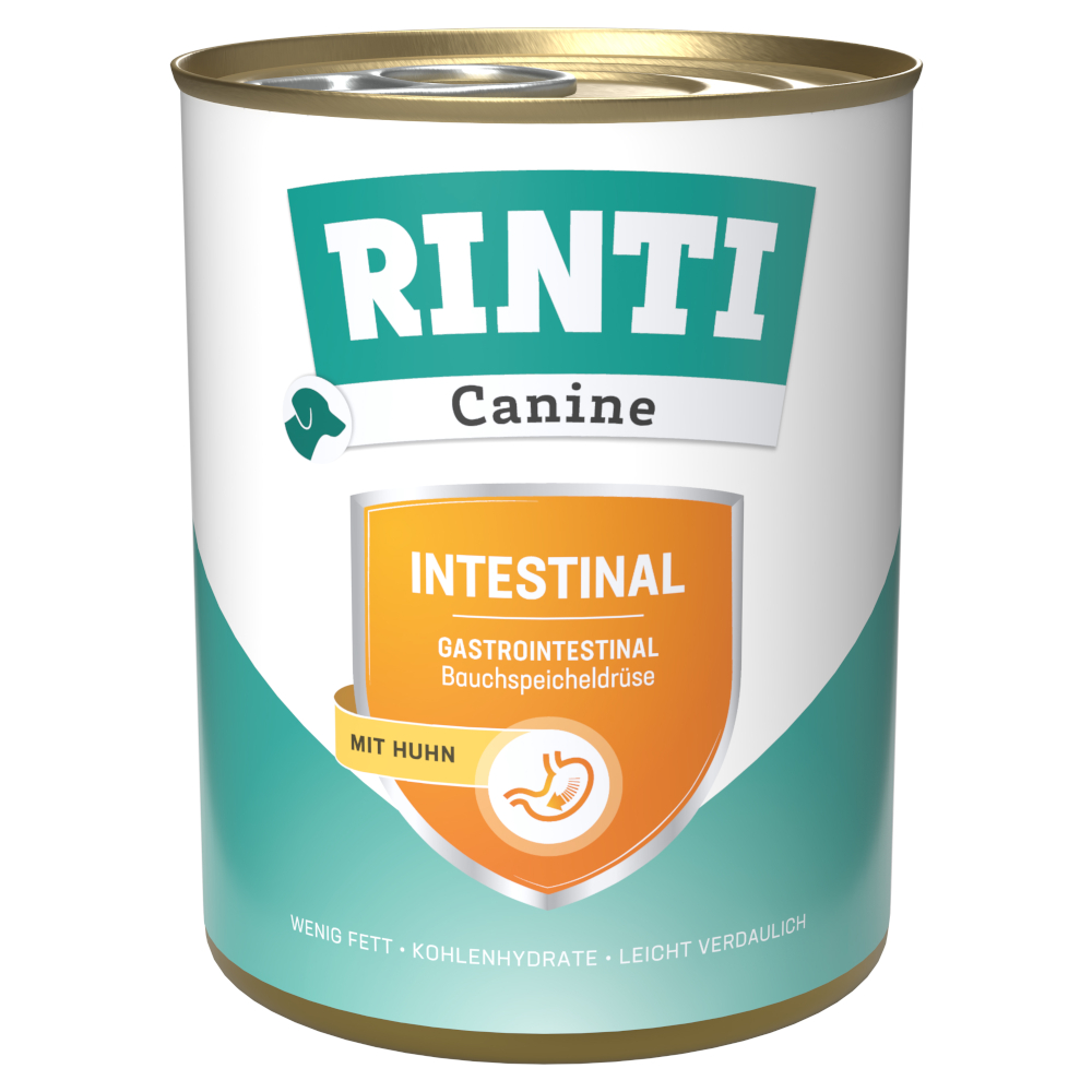 RINTI Canine Intestinal z kurczakiem, 800 g - 6 x 800 g