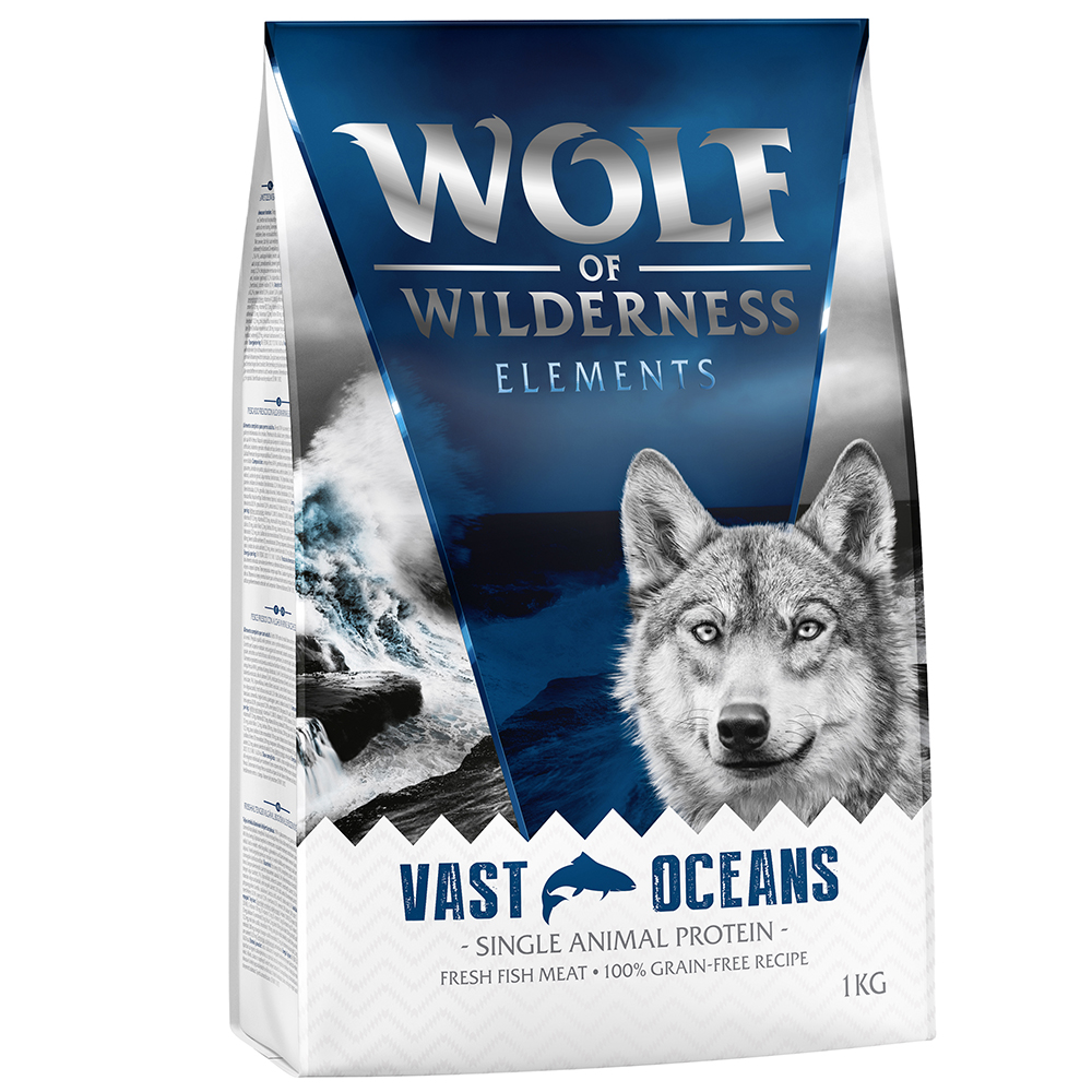 Wolf of Wilderness Monoprotein Sensitive „Vast Oceans”, ryba - bez zbóż - 5 x 1 kg