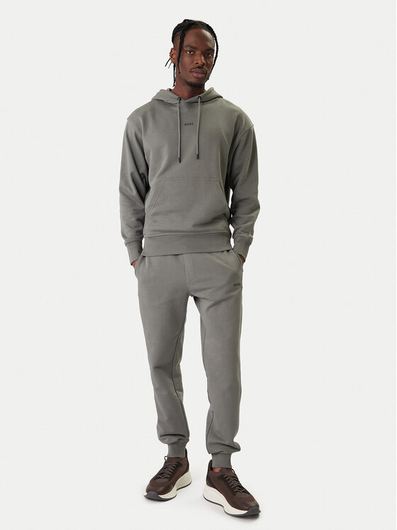 BOSS Dres Wesmallhood 50541065 Szary Regular Fit