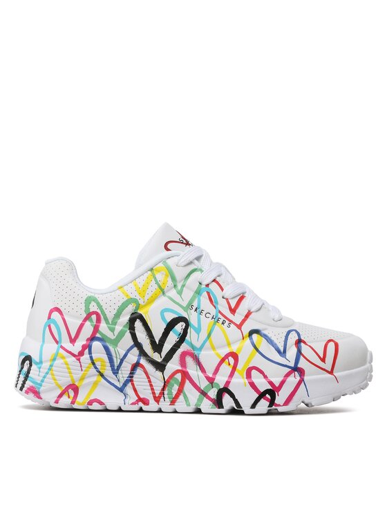 Skechers Sneakersy Spread The Love 314064L/WMLT Biały