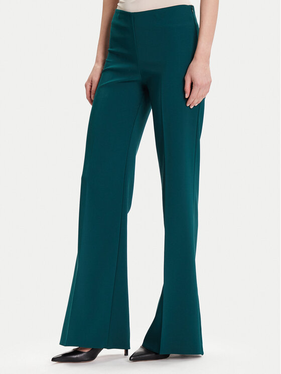 Rinascimento Spodnie palazzo CFC0125425003 Zielony Wide Leg