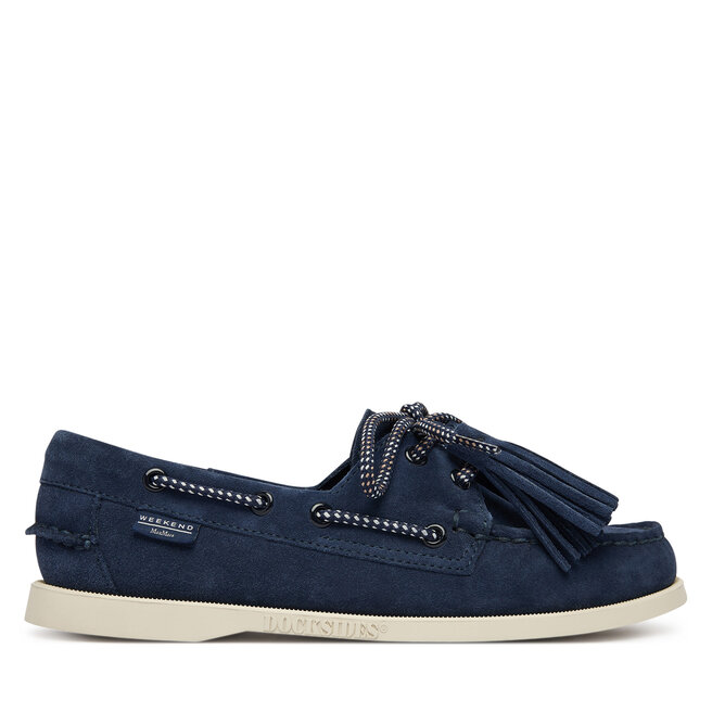 Weekend Max Mara Mokasyny 2615521014670 Granatowy