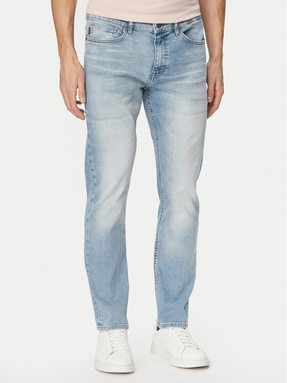 BOSS Jeansy Delaware Bo 50556874 Niebieski jasny Slim Fit