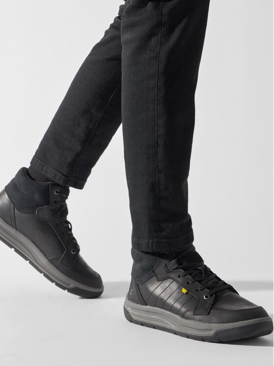 CAT Footwear Trzewiki Apa Cush Mid P725848 Czarny