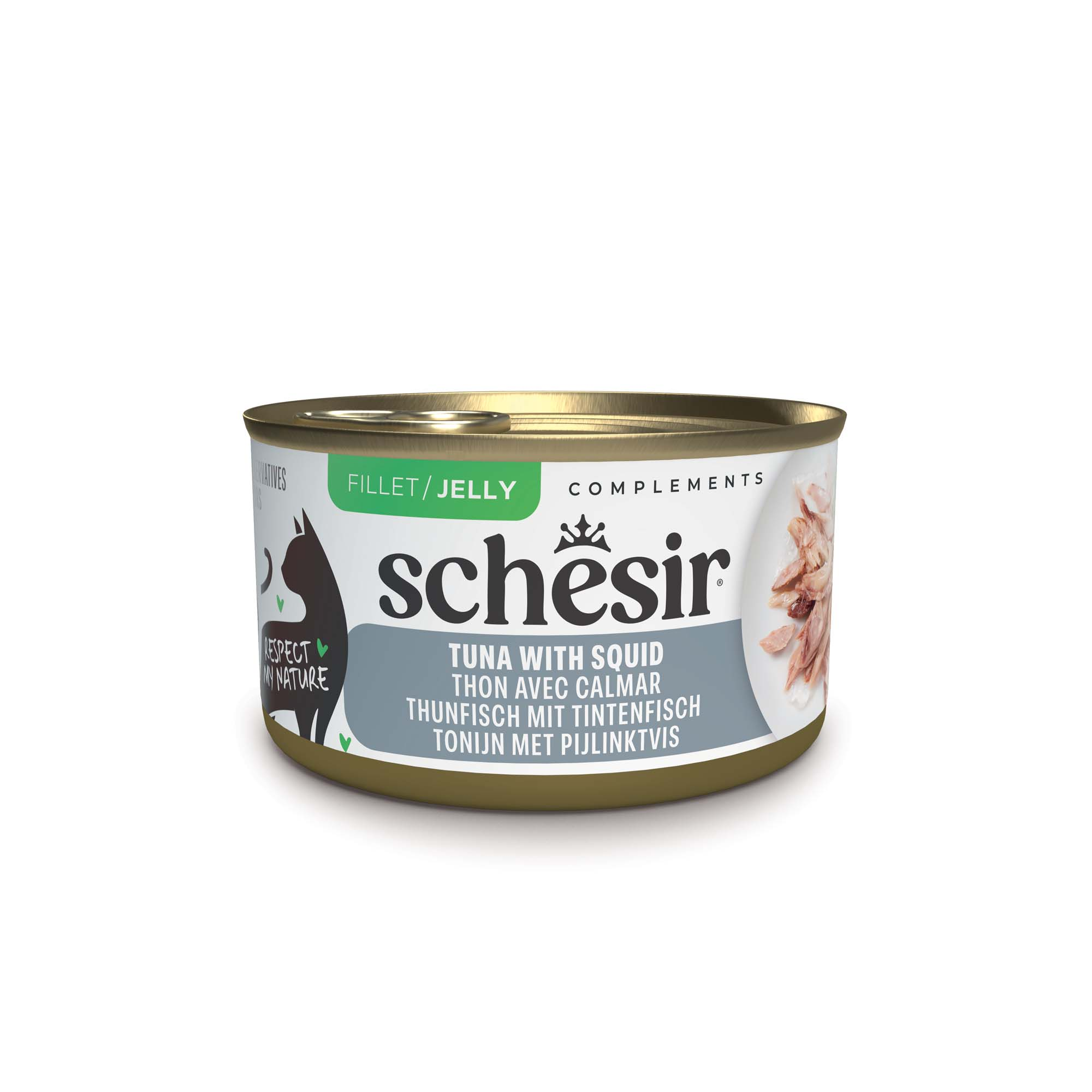 Korzystny pakiet Schesir Complements w galarecie, 24 x 70 g - Tuńczyk z kałamarnicą