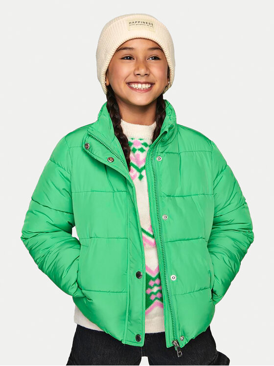 Kids ONLY Kurtka zimowa 15325707 Zielony Regular Fit miniaturka