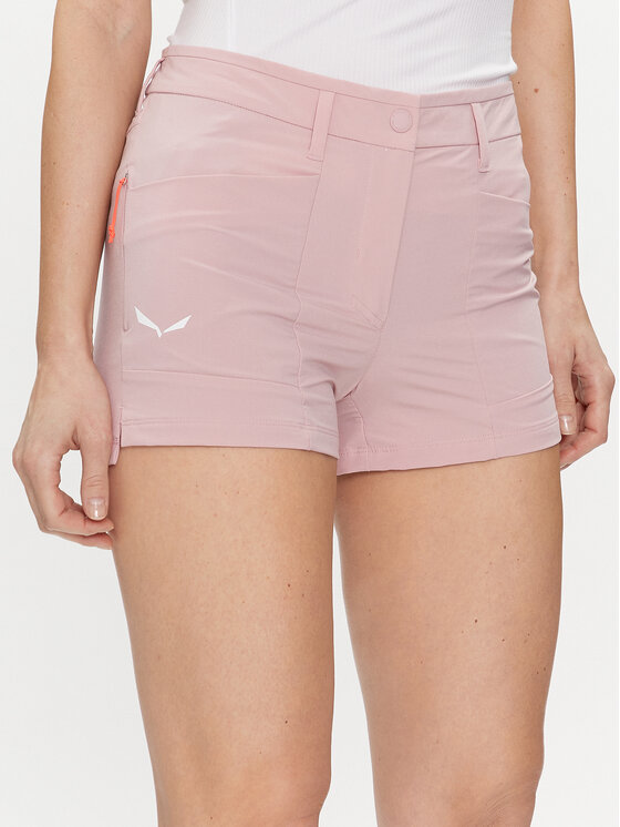 Salewa Szorty sportowe Puez 28315 Różowy Regular Fit