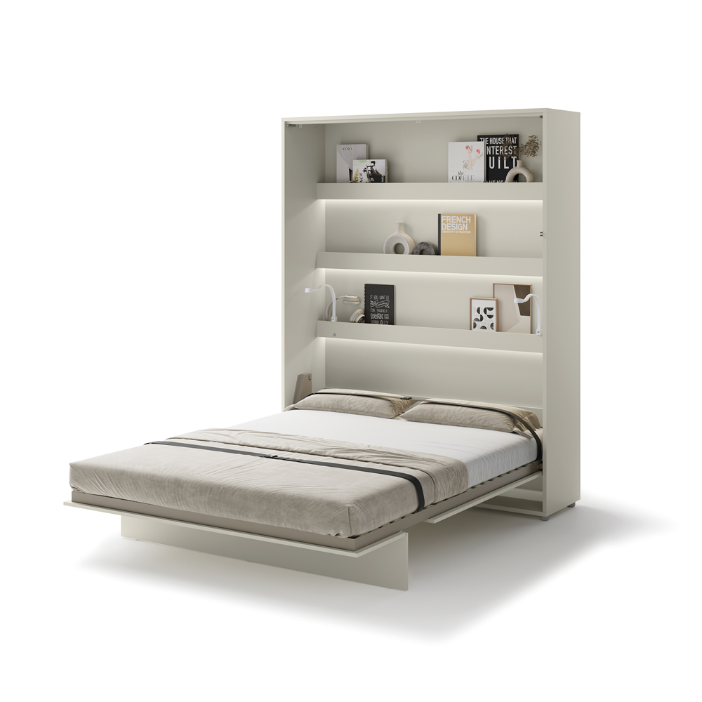 Półkotapczan pionowy BC-13 Bed Concept 180x200 cm Kaszmir lenart, meble lenart, lenart bed concept, półkotapczany lenart, półkotapczan lenart, łóżko w szafie, półkotapczan, półkotapczany