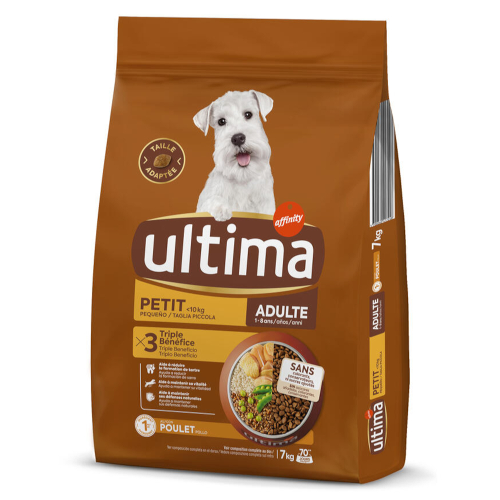 20% taniej! Ultima, karma sucha, różne rodzaje - Mini Adult, kurczak, 2 x 7 kg