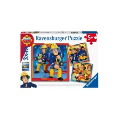 Puzzle 3x49 el. Strażak Sam na ratunek!