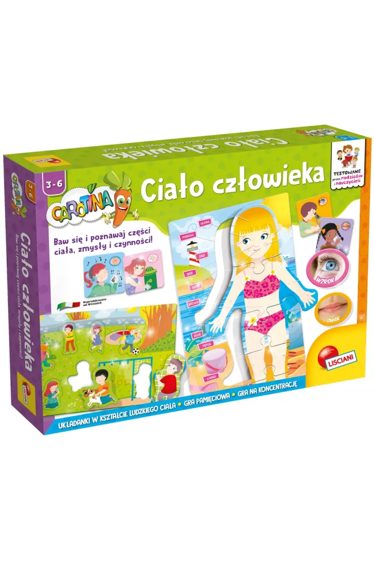 Carotina. Ciało człowieka