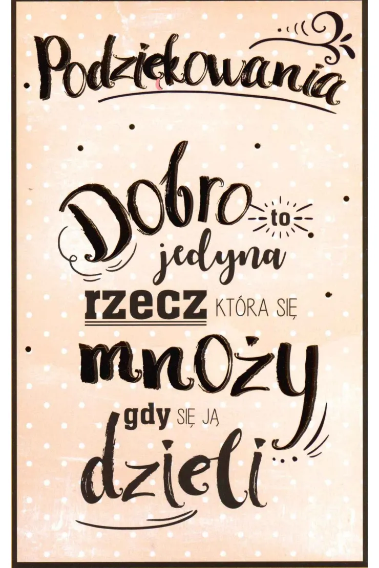 Kartka okolicznościowa Dziękuję U59