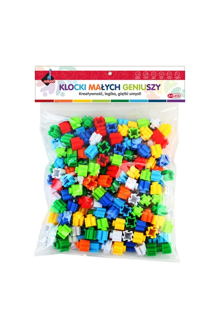  Klocki małych geniuszy 128 elementów