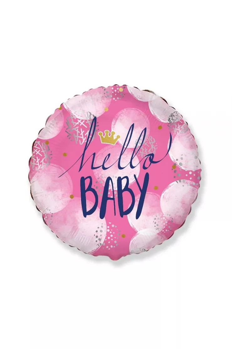Balon foliowy Hello Baby Girl