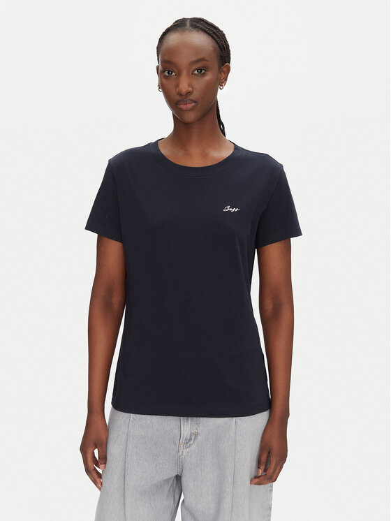 BOSS T-Shirt C_Esogo_Hw 50554015 Granatowy Regular Fit