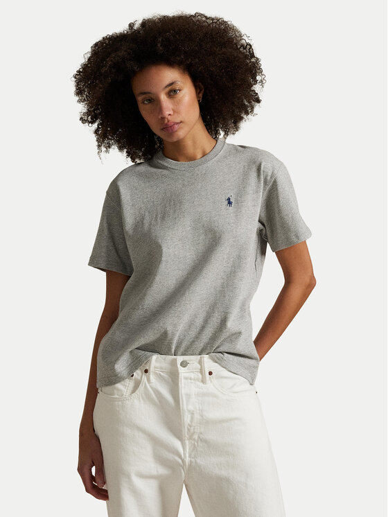 Polo Ralph Lauren T-Shirt 211967104003 Szary Relaxed Fit