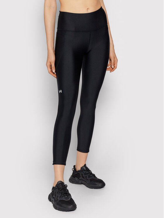 Under Armour Legginsy No-Slip Waistband Ankle Czarny Slim Fit miniaturka