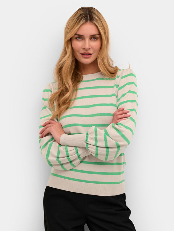 Kaffe Sweter Kamala 10506891 Zielony Regular Fit
