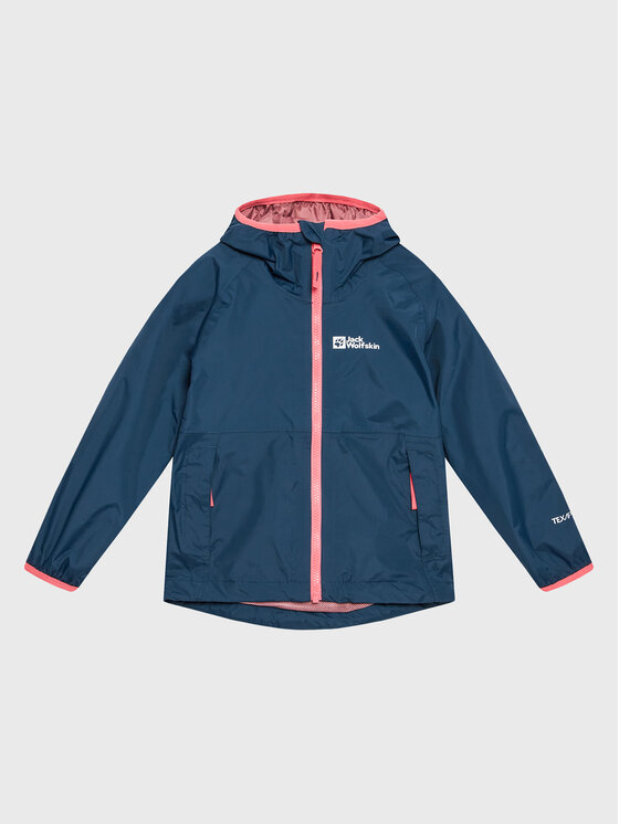 Jack Wolfskin Kurtka przeciwdeszczowa Rainy Days 1604816 M Granatowy Regular Fit