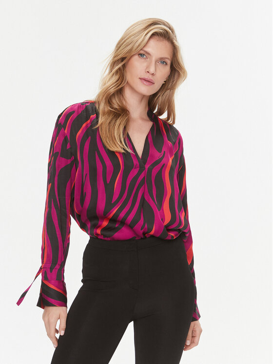Pinko Bluzka Bettina 100577 A1B7 Kolorowy Relaxed Fit