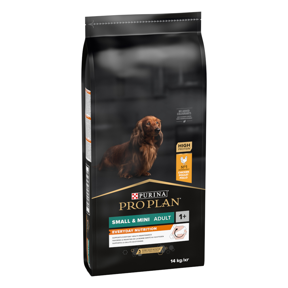 PURINA PRO PLAN Small & Mini Adult Everyday Nutrition, kurczak i ryż - 2 x 14 kg