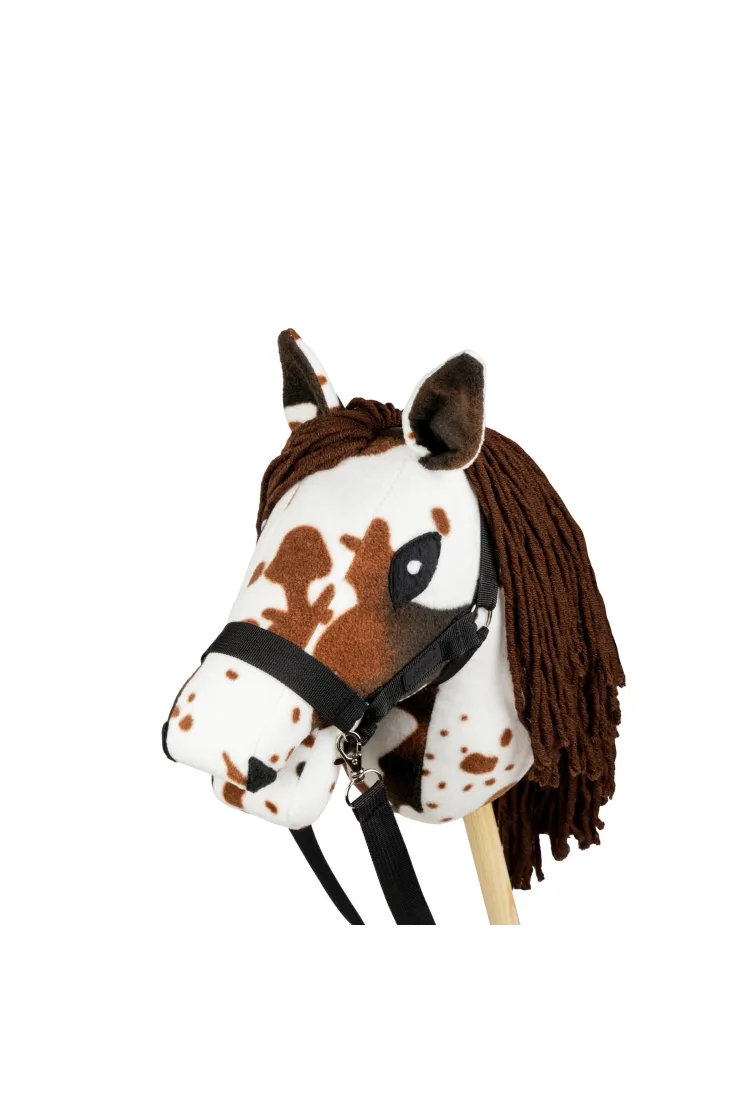 Hobby Horse Skippi. Koń na kiju gniado-srokaty