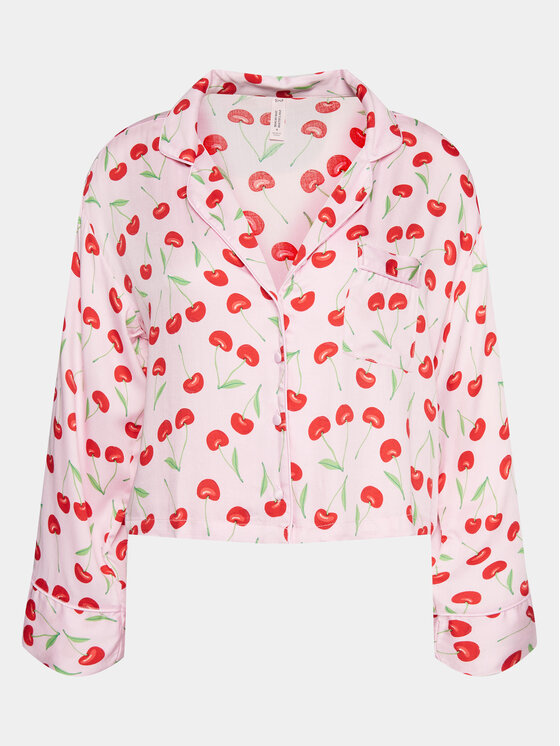 Hunkemöller Koszulka piżamowa 205059 Różowy Relaxed Fit